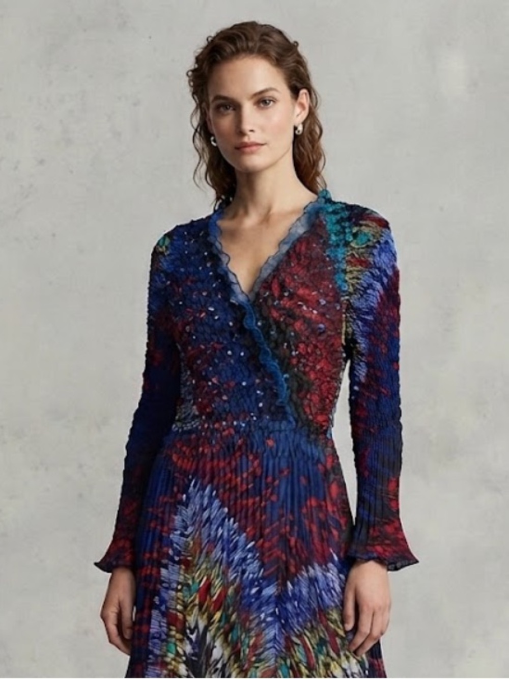 Alberto Makali
Multicolor Three-Quarter Sleeve Avant-Garden, Y2K Mini Dress S